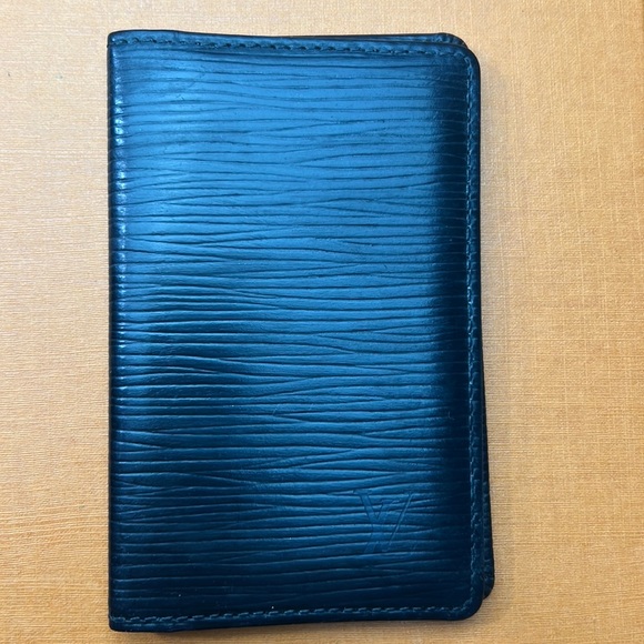 Auth. LV Louis Vuitton black unisex Mini Wallet card holder compact Epi leather - Picture 3 of 17